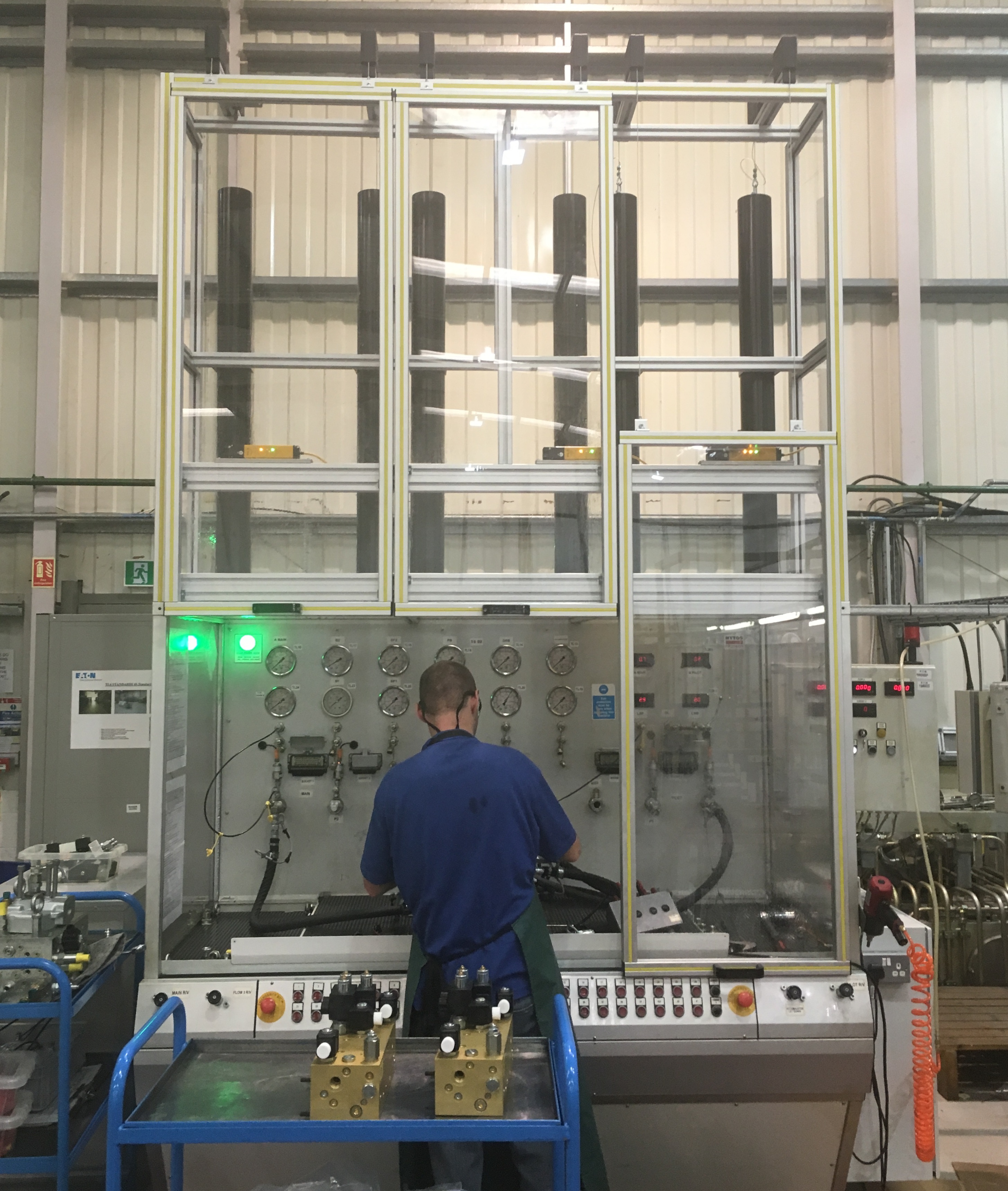 Safety Guarding Production & Development Test Rigs SPIN